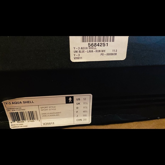 Y-3 By Adidas Union Jack Aqua Shell Collector Item - Picture 10 of 10